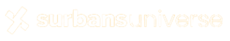 Logotipo blanco surbans universe